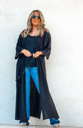 Black SHADOW kimono