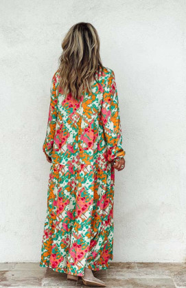 Fuchsia PATTI long dress