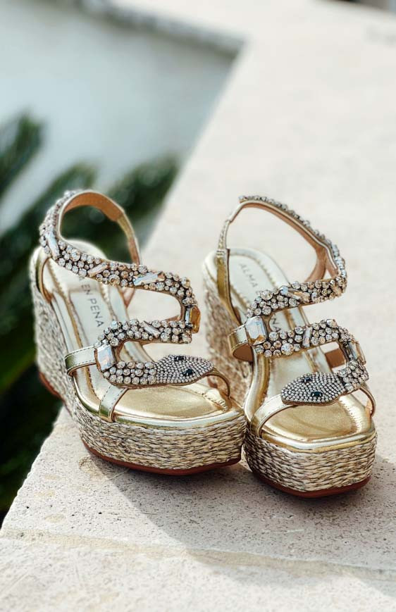 Gold FLORIDA sandals