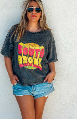 T-shirt BRONX manches courtes anthracite