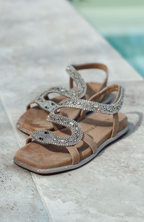 Golden BAHIA sandals