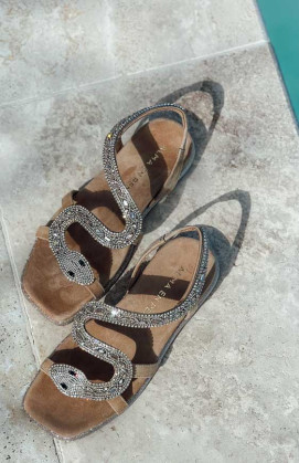 Golden BAHIA sandals