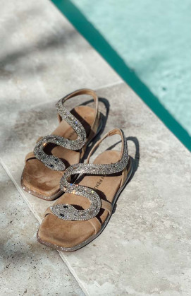 Golden BAHIA sandals