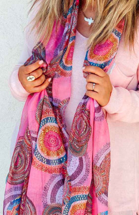 Pink AYDEN scarf