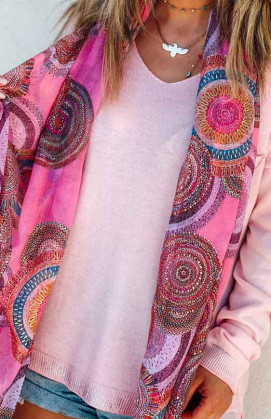Pink AYDEN scarf