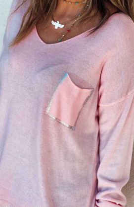 Light pink ALEJANDRO pullover