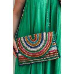 Pochette LIVIA verte