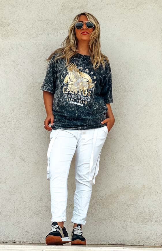 White THEODORE pants