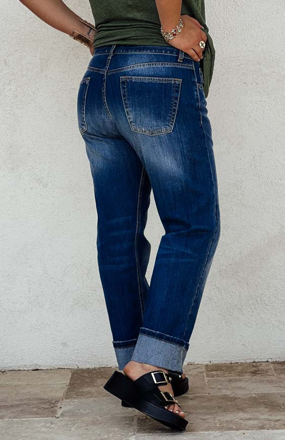 Dark blue SYLVIO jeans