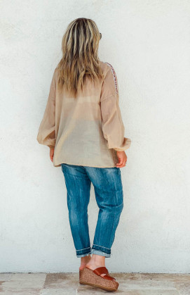 Beige SANDY blouse