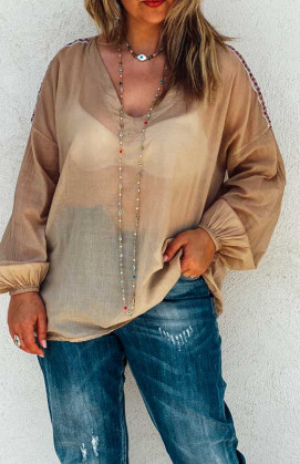 Beige SANDY blouse