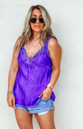 Purple LOUSSINE sleeveless top