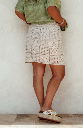 Beige MARGARET skirt