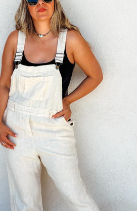 Beige DAVIA overalls