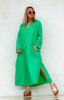 Green DOLCE long dress