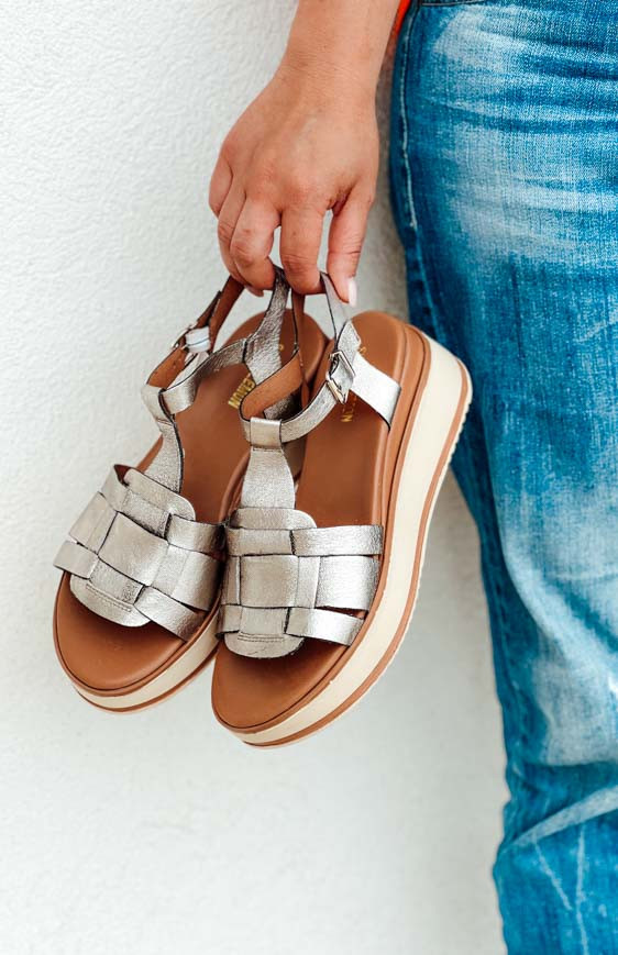 AJACCIO bronze sandals