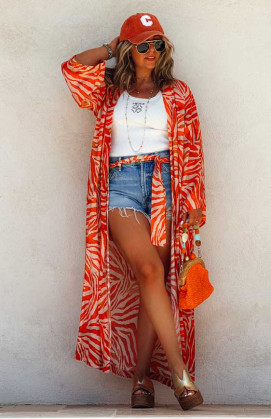 Orange TAM kimono