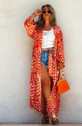Orange TAM kimono
