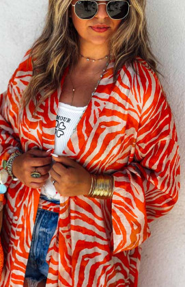 Orange TAM kimono