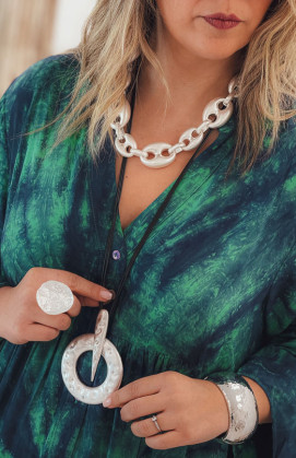 Collier TIGER argenté