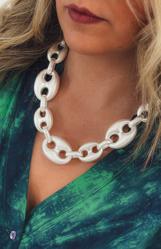 Silver TIGER necklace