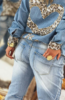 Jean START bleu clair