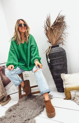 Green ELISEO pullover