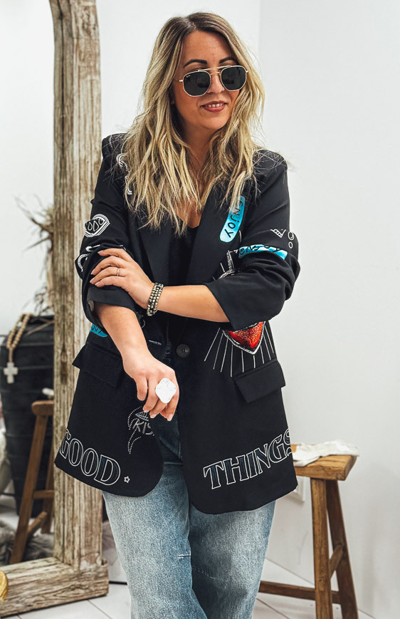 Black DIAMOND blazer
