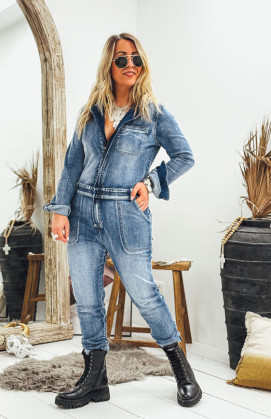 Dark blue LETTY jumpsuit