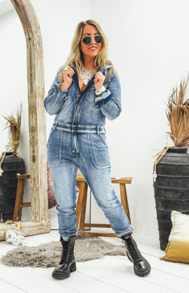 Dark blue LETTY jumpsuit