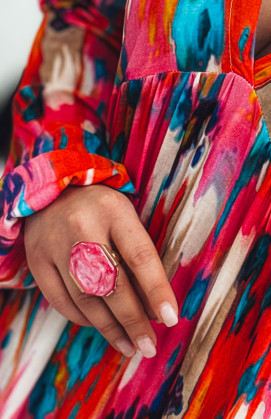 Bague POP fuchsia
