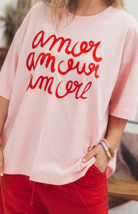 T-shirt AMOUR manches...