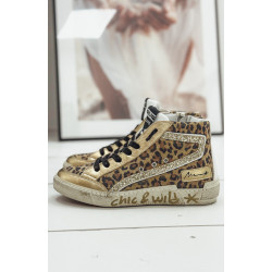 Baskets TOSCANE léopard