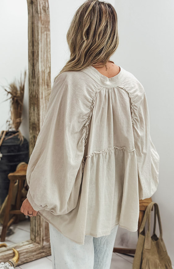 Chemise FLORIE taupe