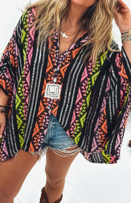 Short-sleeved ARIA tunic