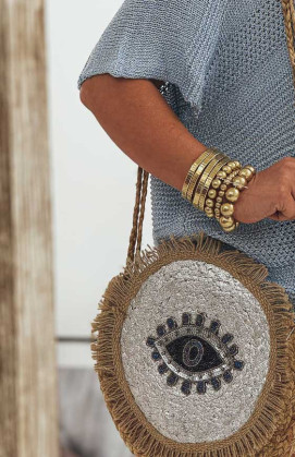 Silver SENZO bag