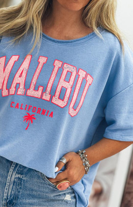 T-shirt CHARLY manches courtes bleu