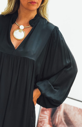Black CLEA short dress