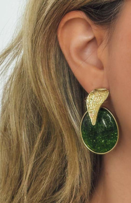 Green JUDITH earrings