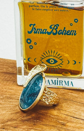 Bague JUDITH bleue