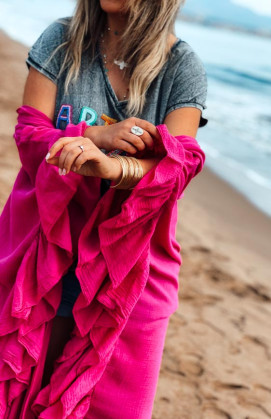 Fuchsia BILBAO kimono