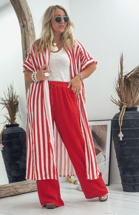 Red JAMES pants