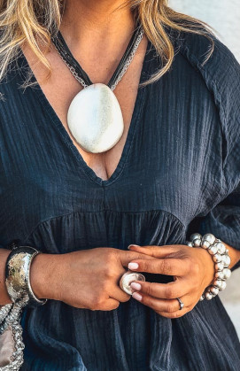 Silver DOTTY necklace