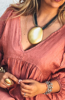 Gold DOTTY necklace