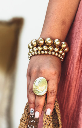 Gold POLY ring