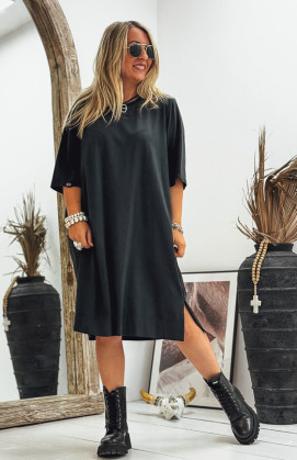 Black LUCILA short dress,...
