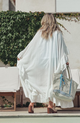 White BILBAO kimono