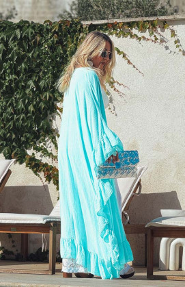 Kimono BILBAO turquoise