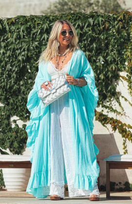 Kimono BILBAO turquoise