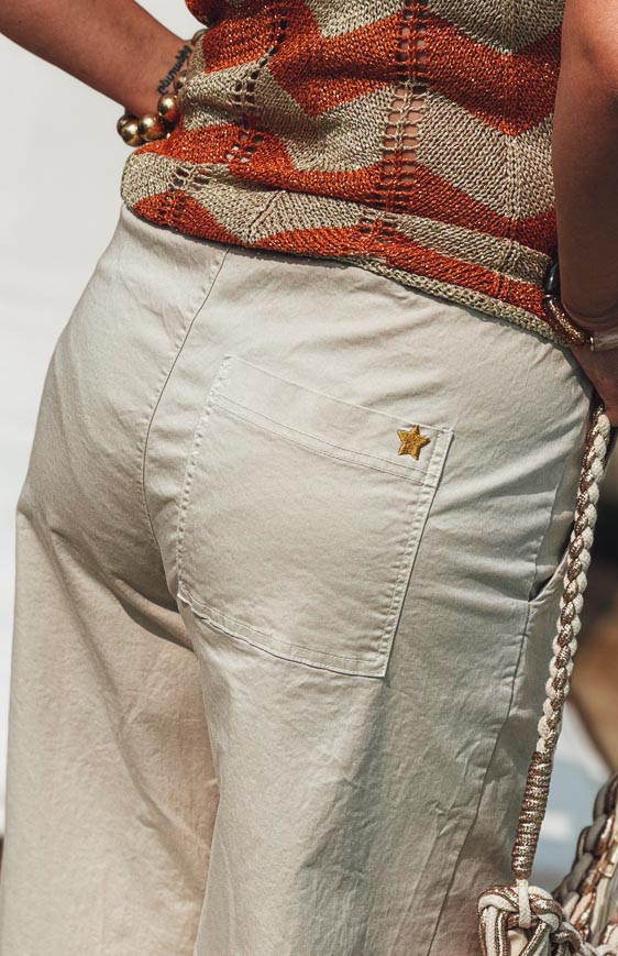 Beige ALEJANDRO pants